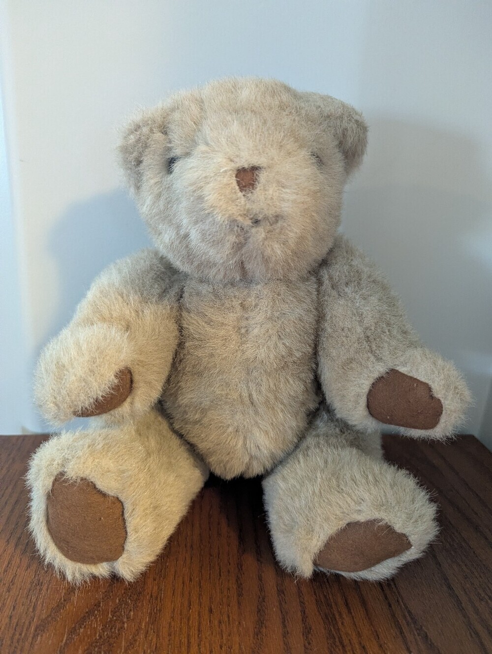 Rare 80s vintage teddy bear, 12" inch plush bear, international ABC teddy,